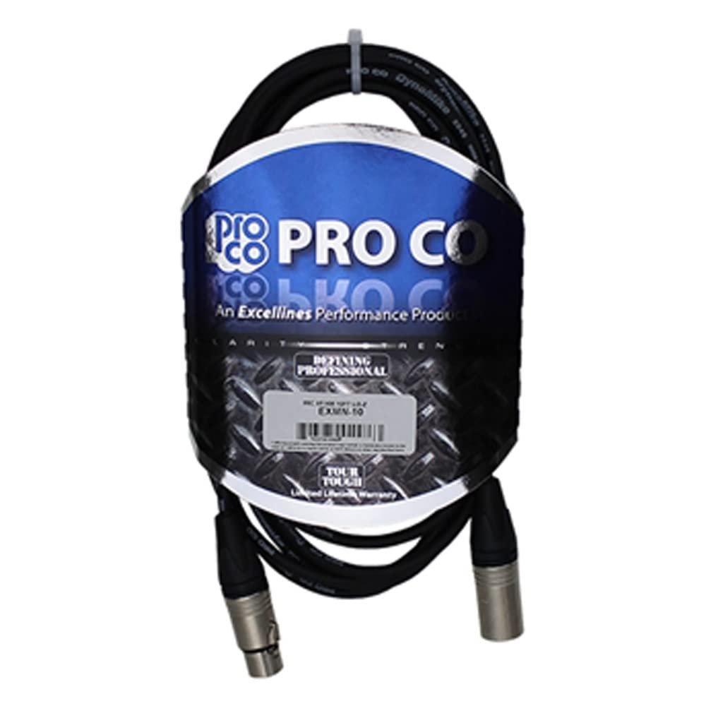 Proco EXMN-25 Excellines Microphone Cable 25 Ft with Neutrik Connectors