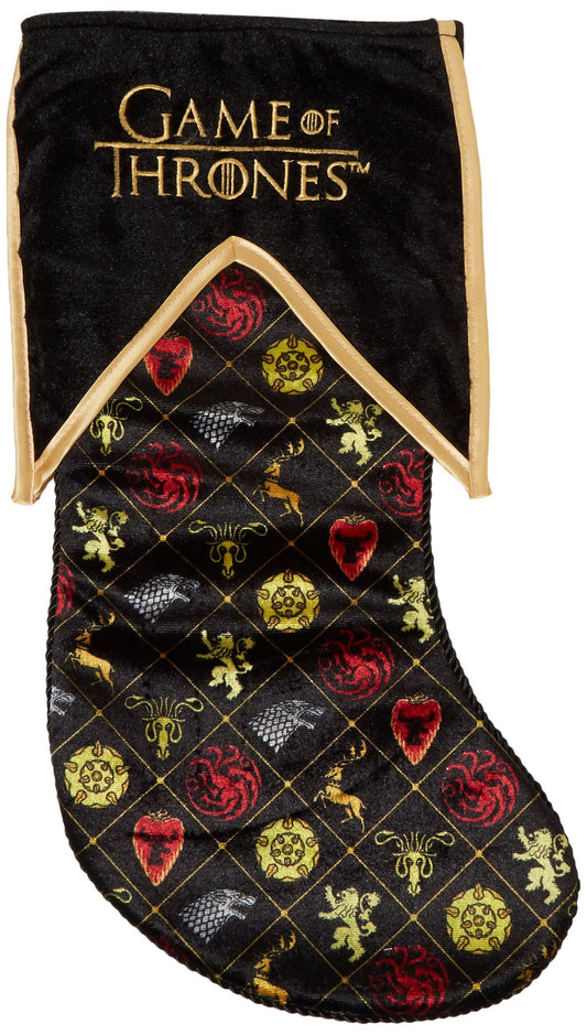 Kurt Adler Game of Thrones Stocking, 19-Inch