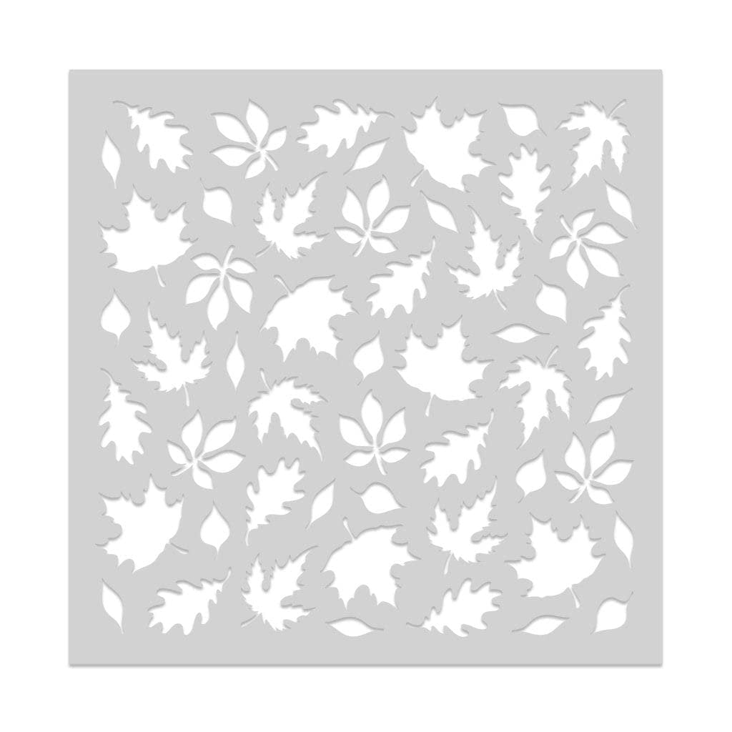 Trees and Leaves Stencil