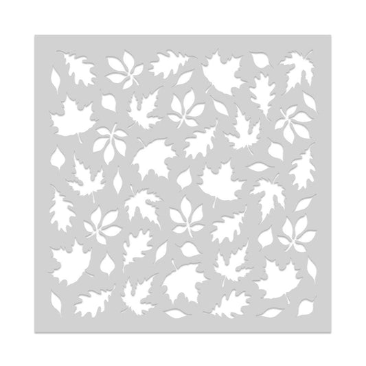 Trees and Leaves Stencil