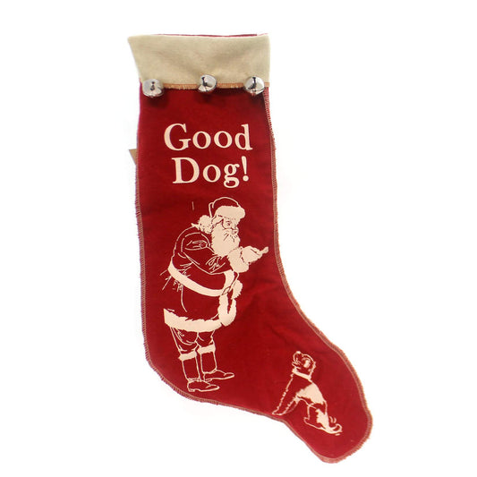 Primitives by Kathy Vintage Good Dog Stocking