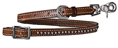 Showman Medium Oil Leather Wither Strap w/Silver Studs
