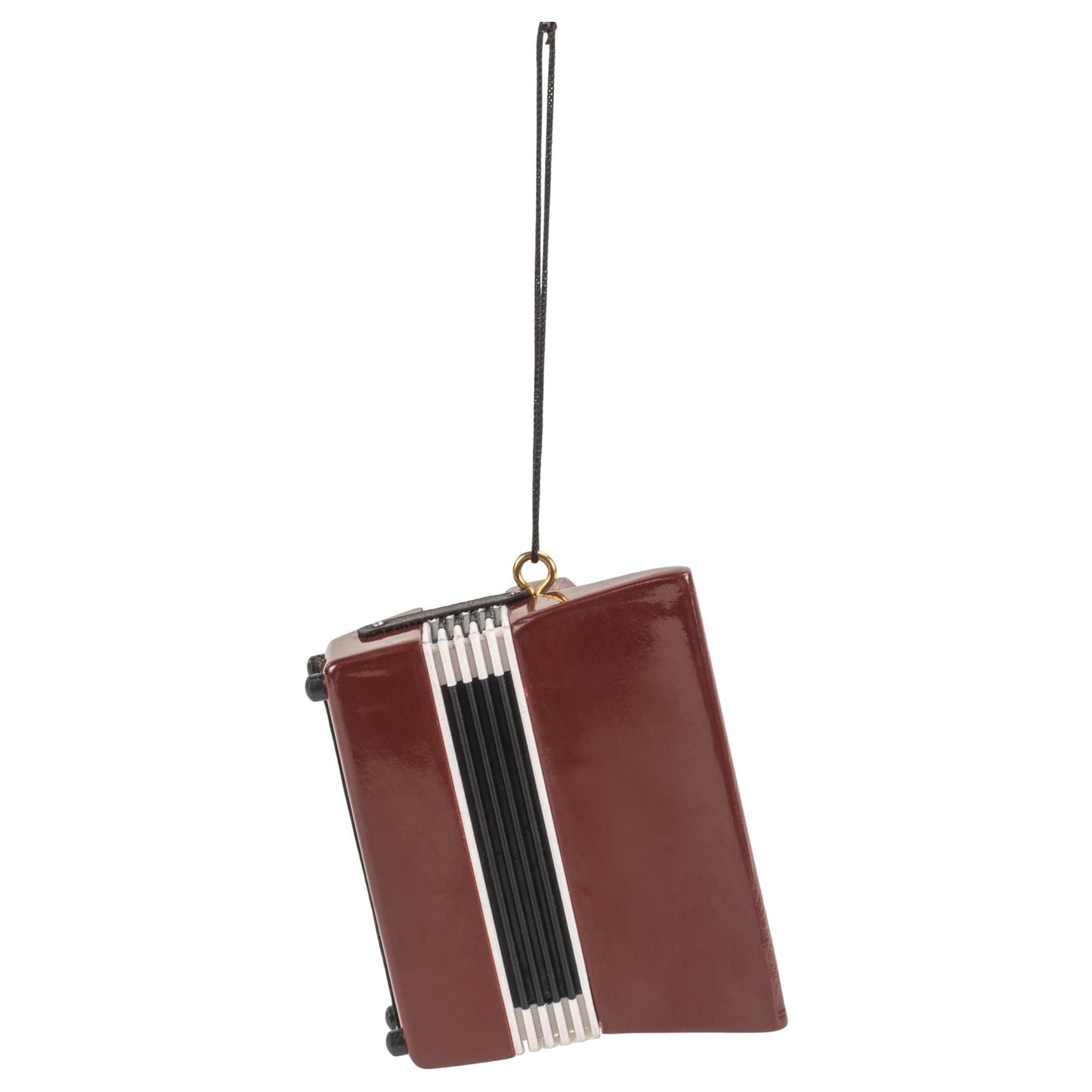 Broadway Gifts 2.8" Burgundy Wood Accordion Ornament Decoration