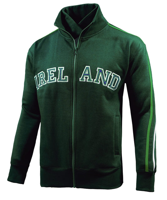 Malham USA Men's Double Collar Ireland Retro Jacket with Zipper