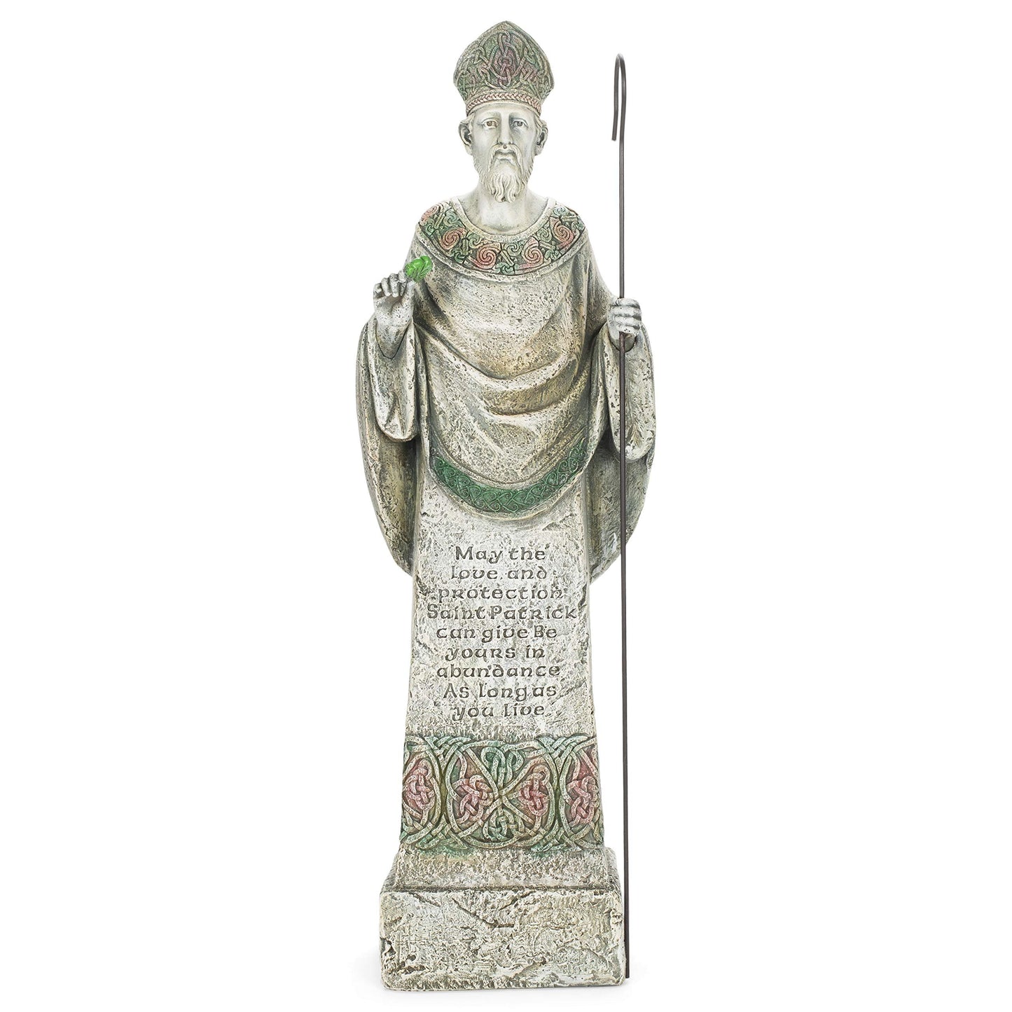 Joseph's Studio by Roman, 26.5" H St. Patrick Garde Statue, Patron Saint, Outdoor Décor