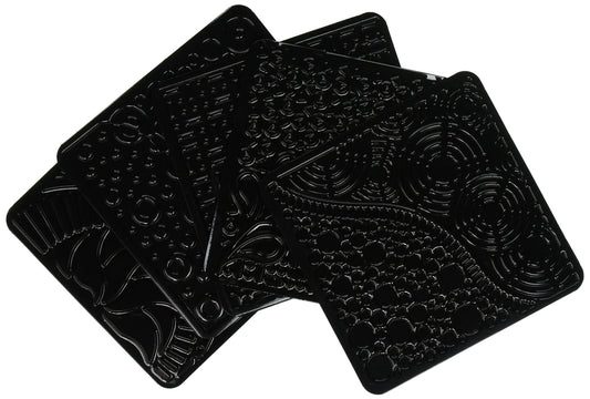 Cedar Canyon Textiles CCT4007 Artist's Paintstiks Rubbing Plates, Doodles, 6-Pack