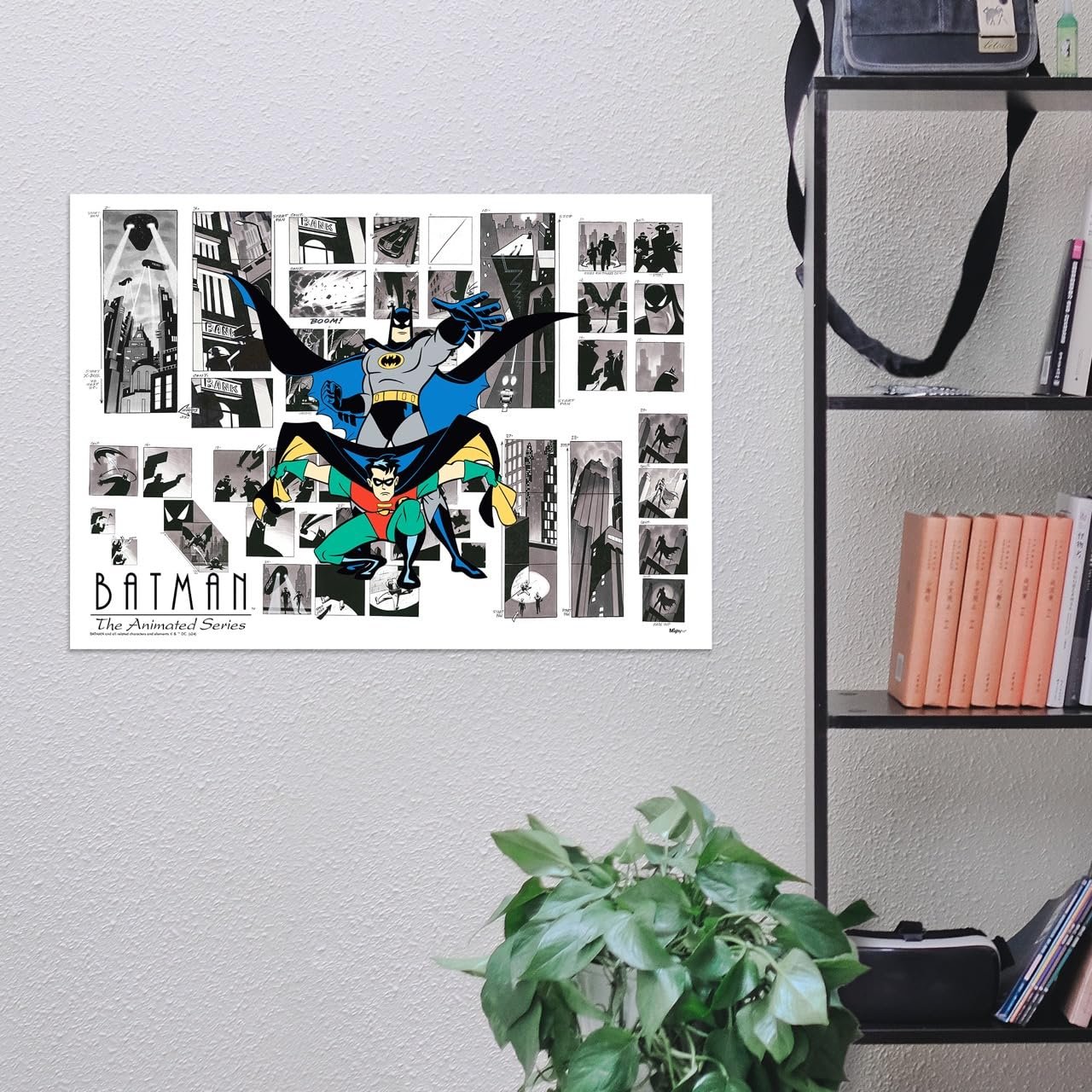 DC Batman 85th Anniversary – Durable 17” x 24” MightyPrint Wall Art – NOT Made of Paper – Officially Licensed Collectible