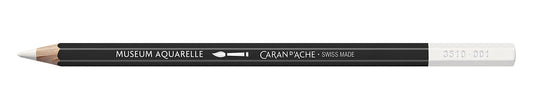 Caran D'ache Museum Aquarelle Watercolour Pencils - White (3510.001)