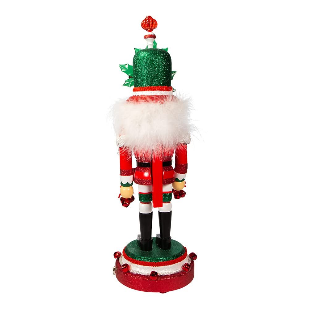 Hollywood Nutcrackers Hollywood Musical Jingle Bells Nutcracker, 17-Inch, Multicolored
