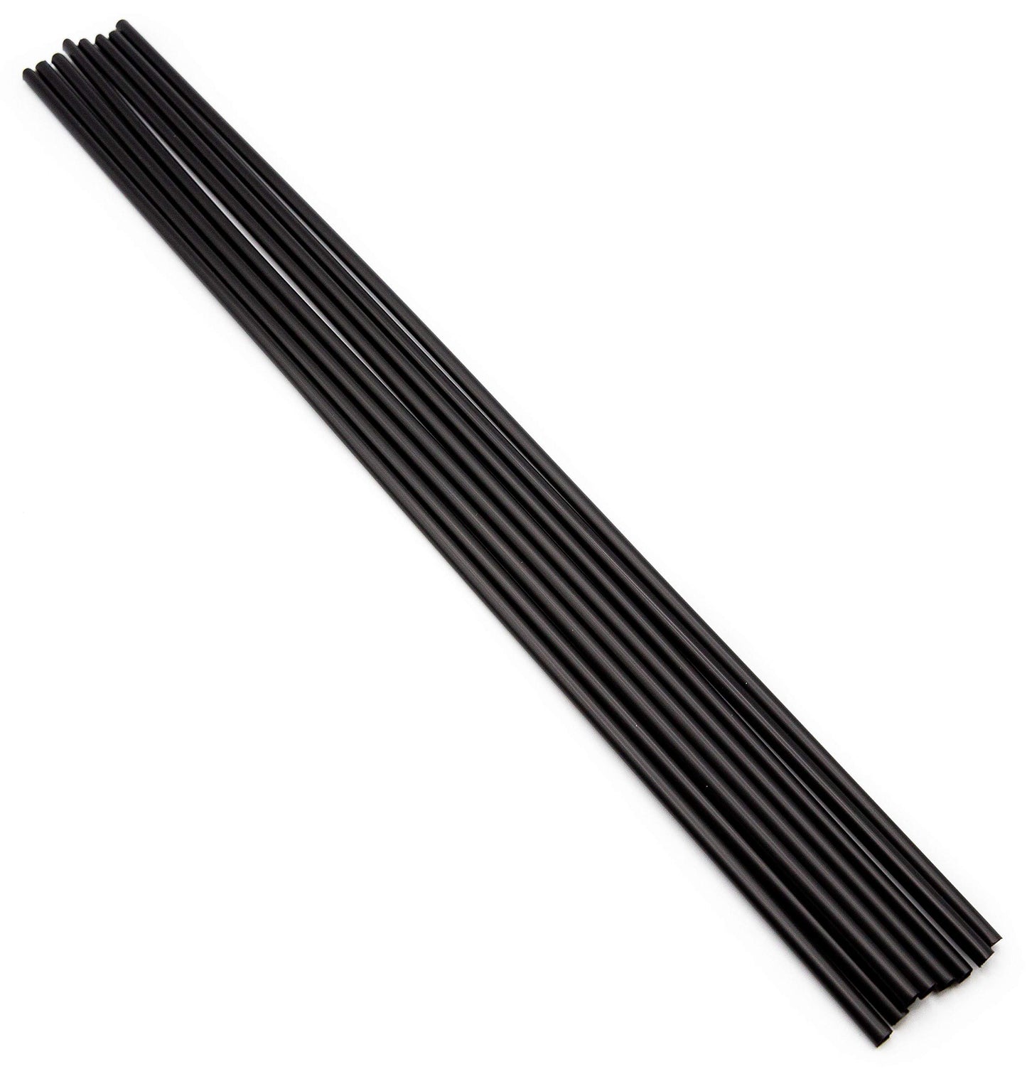 Made in USA Pack of 250 Unwrapped Plastic Drinking Straws