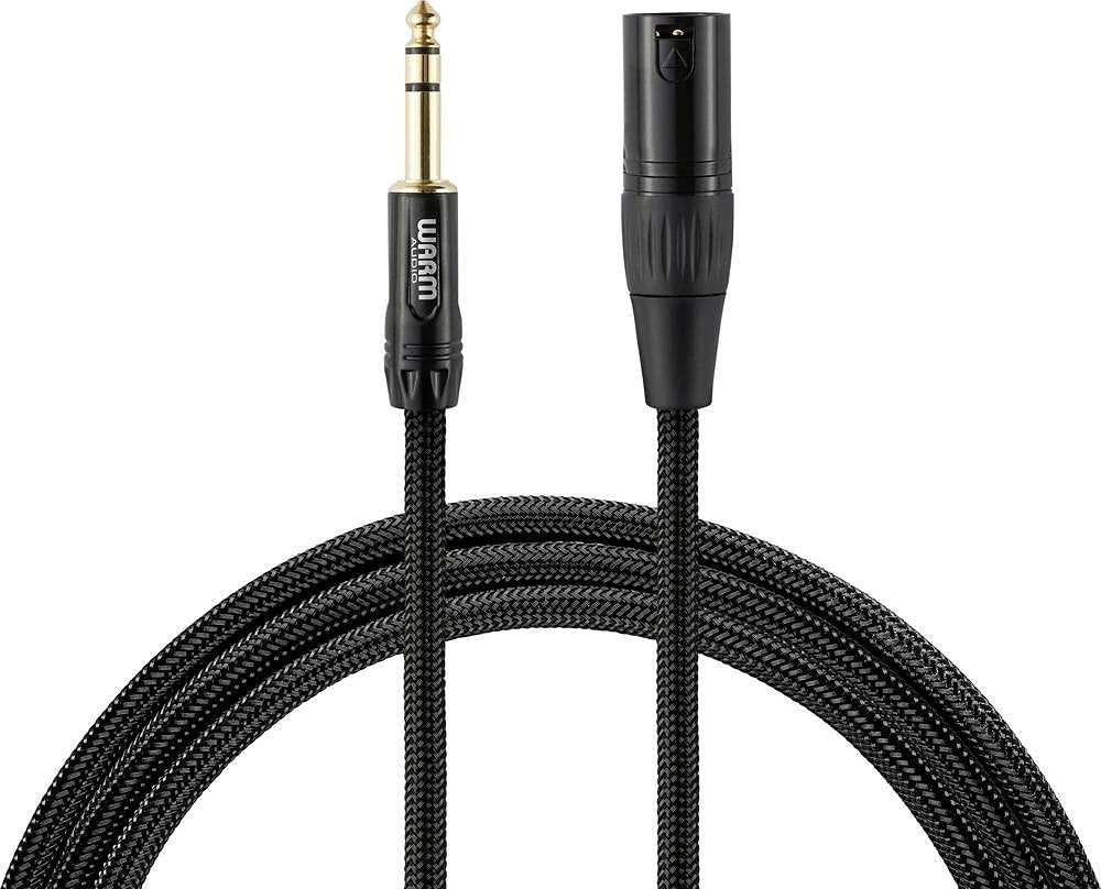 Warm Audio Premier Series XLRm to TRSm Cables