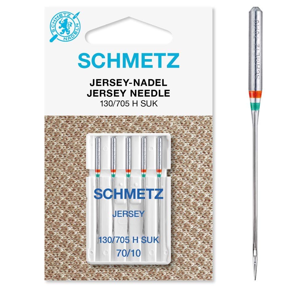 25 Schmetz Jersey Ball Point Sewing Machine Needles 130/705 H SUK Size 70/1025