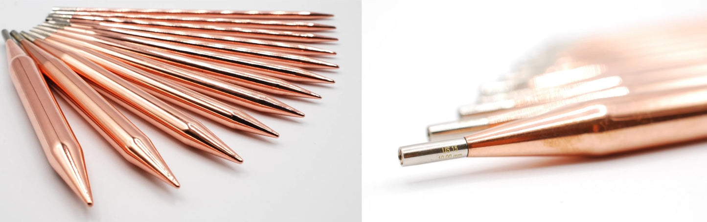 Lykke 3.5" Cypra Interchangeable Needle Set, Black Vegan Suede Case