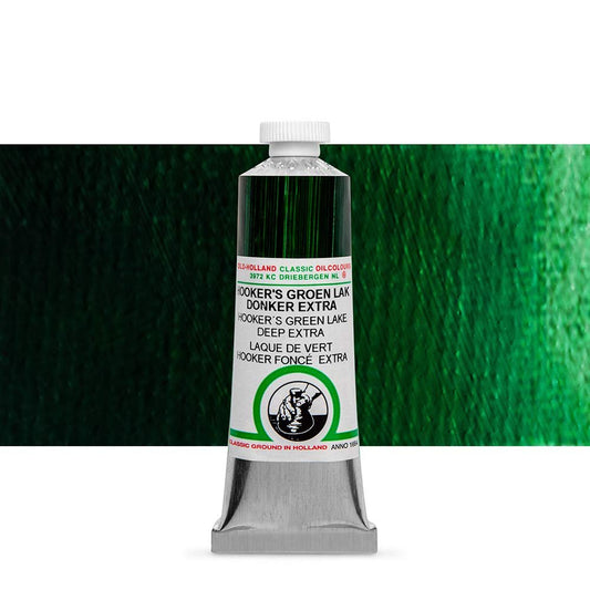 Old Holland Classic Oil Color - Hooker's Green Lake Deep Extra 40ml Tube 40ml Tube