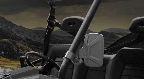 Seizmik Folding UTV Side View Mirrors for Round Tube and ROPS UTV Models | ABS | Compatible with Select Polaris, Can-Am, Kawasaki, CF Moto, Yamaha, Honda, Arctic Cat Models