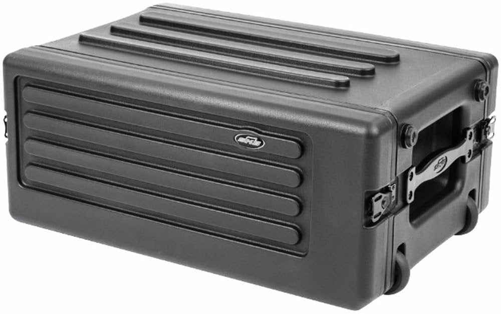 SKB 4U rSeries Shallow Rolling Rack Case