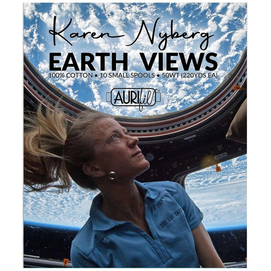Aurifil USA Karen Nyberg Thread Collection Earth View, Multi