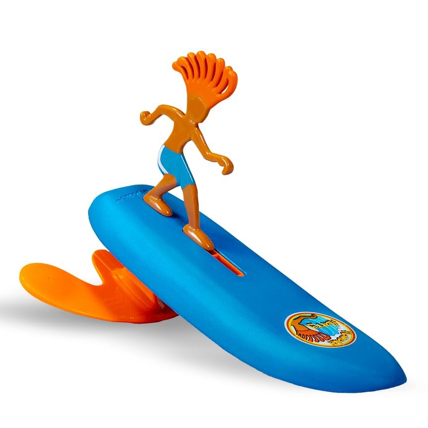 Surfer Dudes Classics Wave Powered Mini-Surfer and Surfboard Toy