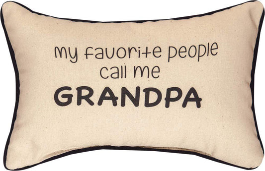 My Favorite People Call me Grandpa Pillow
