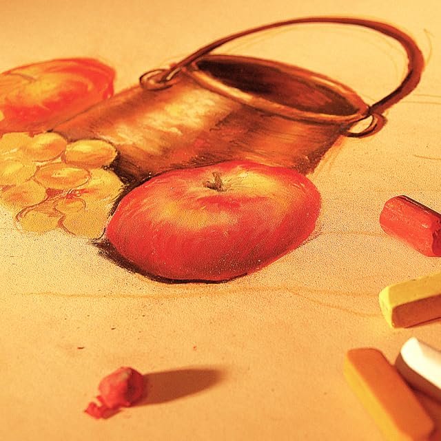 Clairefontaine PastelMat Pastel Card Pad, 360 g, 12 Sheets - Assorted Colours