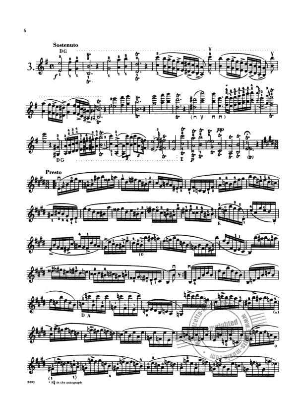 Paganini, Niccolo- 24 Caprices for Violin - by Ivan Galamian - Published by International