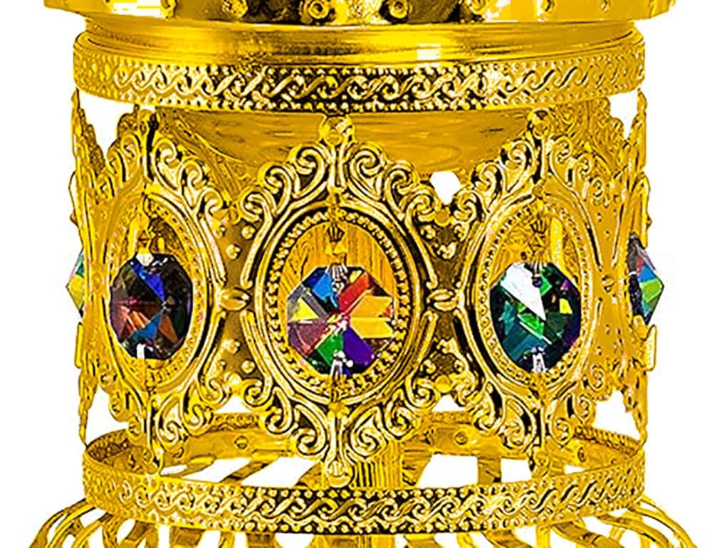 ATTAR MIST Electric Incense Burner - Oud Frankincense Resin Burner Intricate Carousel Large Mabkhara