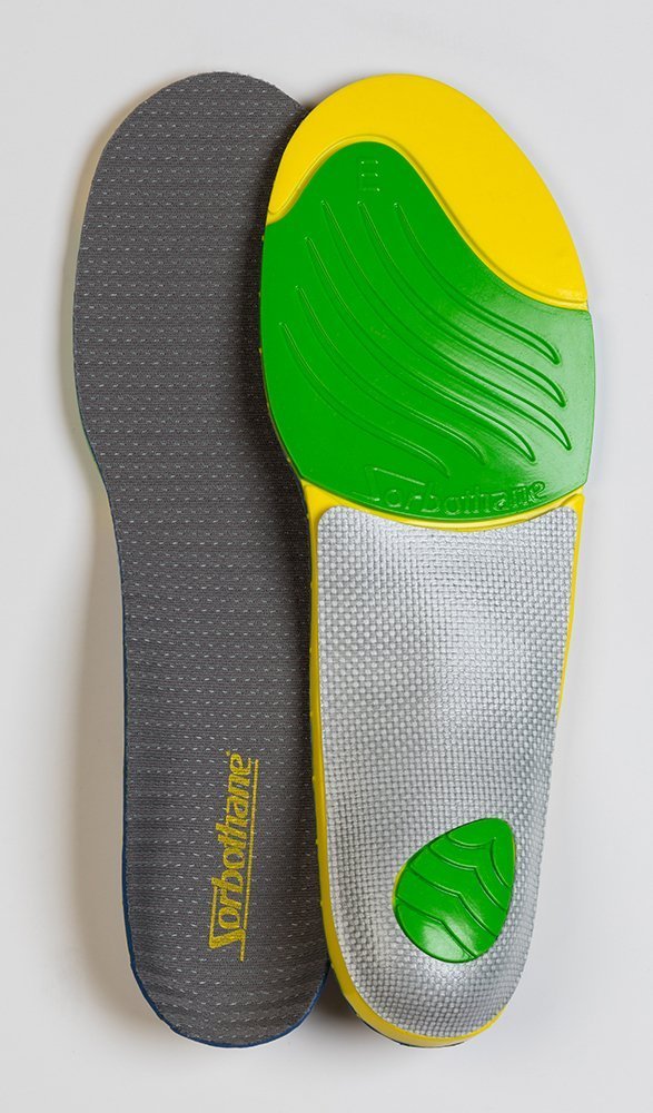 Sorbothane Ultra Plus Arch Insole (E: Women's 12, Men's 9.5-10.5 (Metric 42-44))