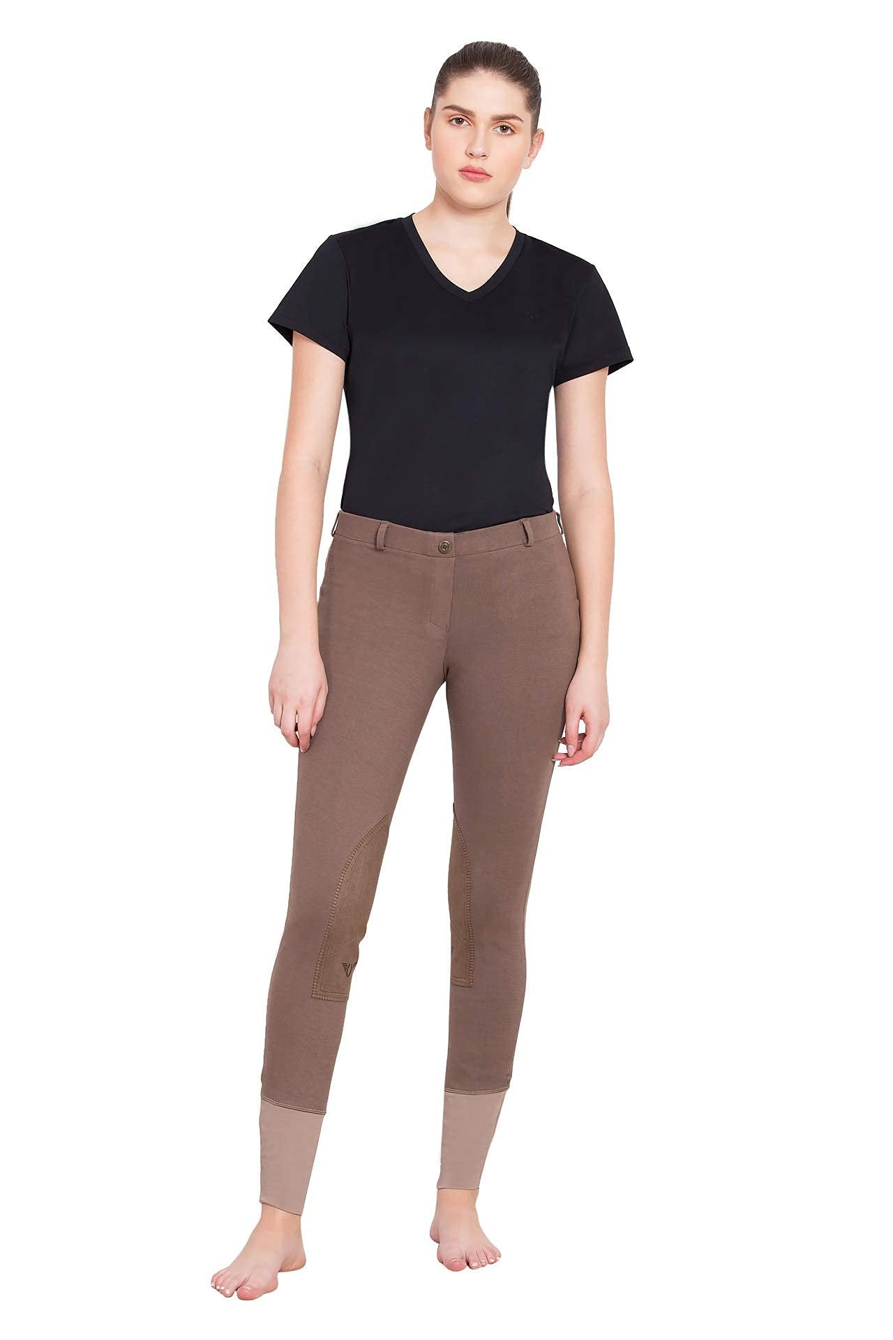 TuffRider Ladies Starter LowRise Pull-On Knee Patch Breeches
