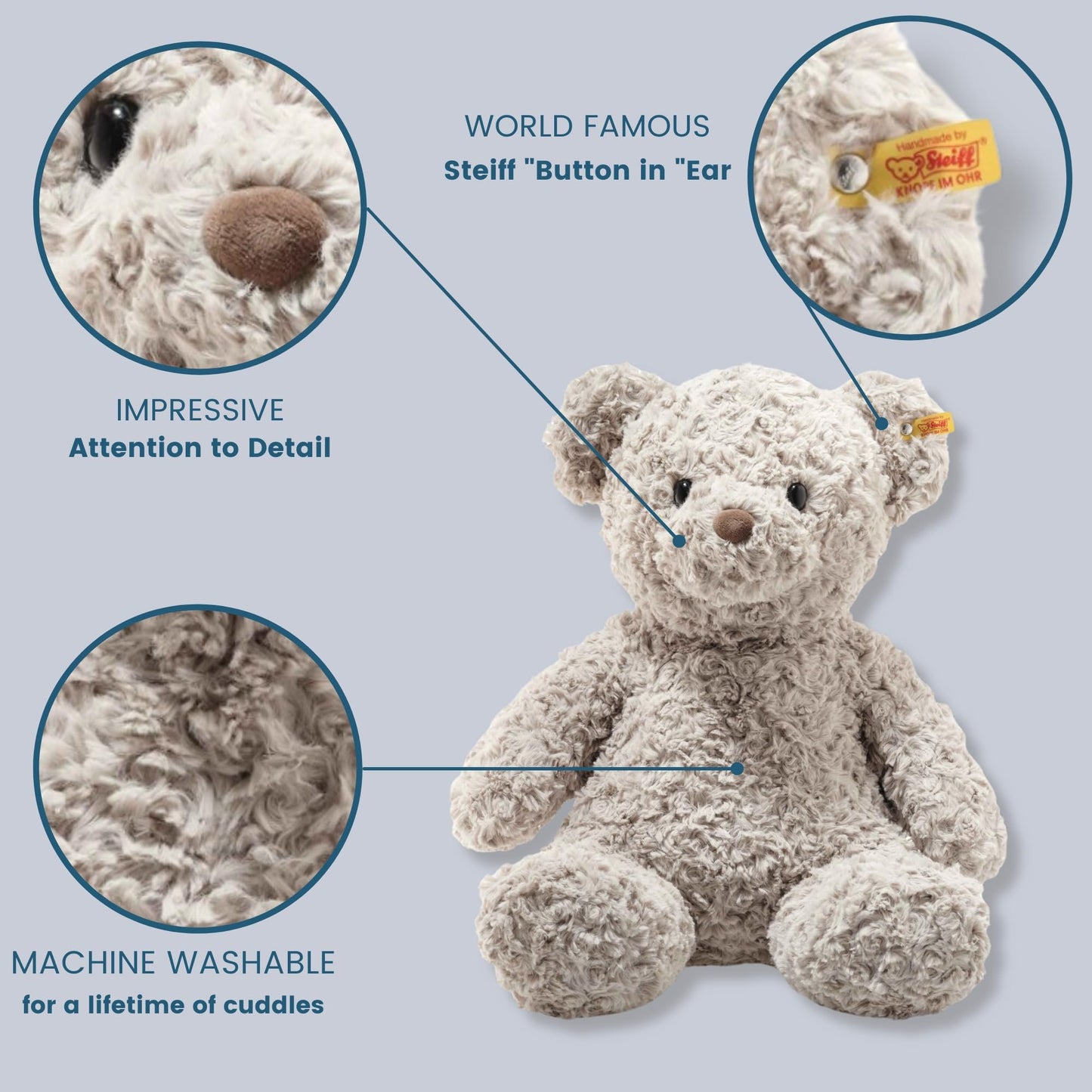 Steiff® 113482 Soft Cuddly Friends Honey Teddy Bear 48 cm