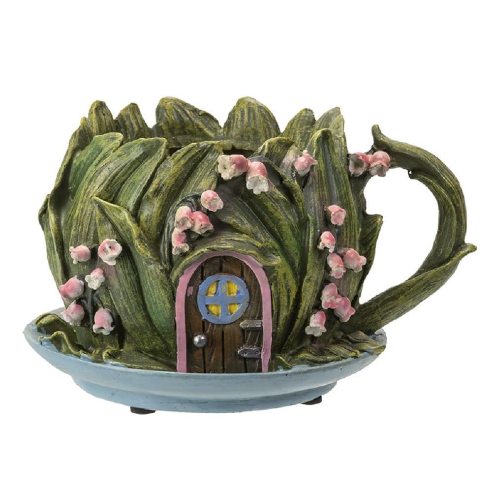 Pacific Giftware Floral Planter, 7.5 Inches, Resin, Garden Décor