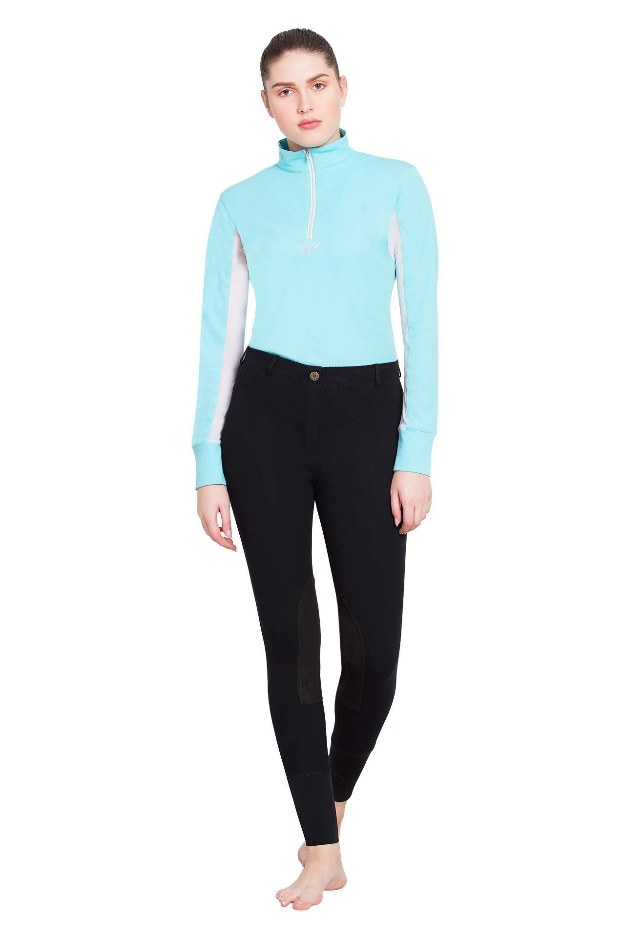 TuffRider Ladies Starter LowRise Pull-On Knee Patch Breeches