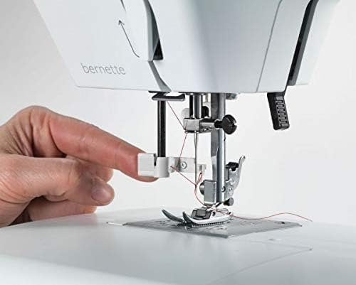 Bernette B05 Academy Sewing Machine | 30 Stitches Variety, LED Light, Extension Table, Presser Feet, Spools, Felt Discs, Ripper | Heavy Duty Quilting & Embroidery Kit for Home Use | User Friendly