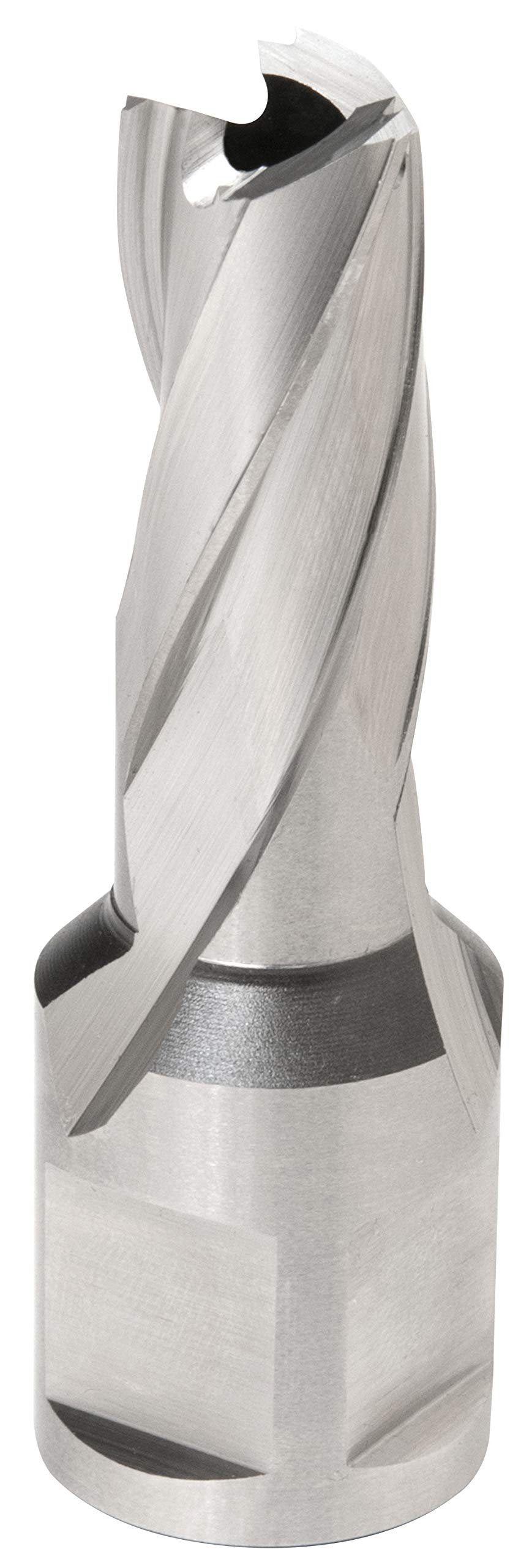 Hougen 12116 1/2 Inch Diameter x 1 Inch Depth of Cut 12,000 Series High Speed Steel Annular Cutter 3/4 Inch Weldon Shank for Magnetic Drills