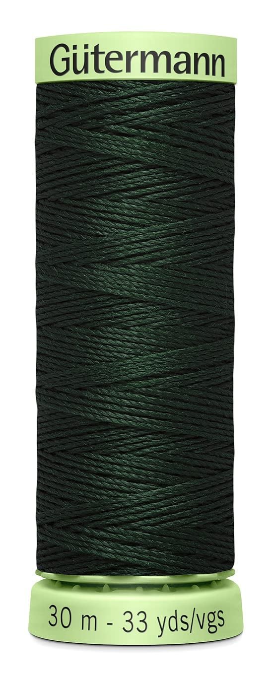 Gutermann Top Stitch Heavy Duty Thread 33 Yards-Forest Green