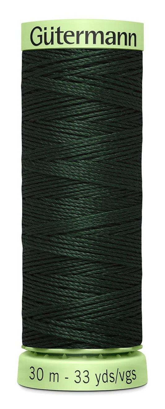 Gutermann Top Stitch Heavy Duty Thread 33 Yards-Forest Green