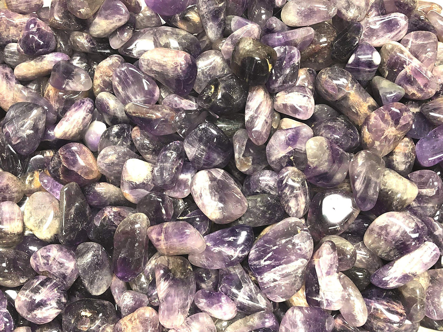 Zentron Crystal Collection: Tumbled Amethyst Stones - 1" Pieces