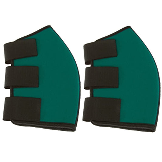 HILASON Neoprene Hock Sweat Boots Horse Size Strengthens Protects Turquoise Pair