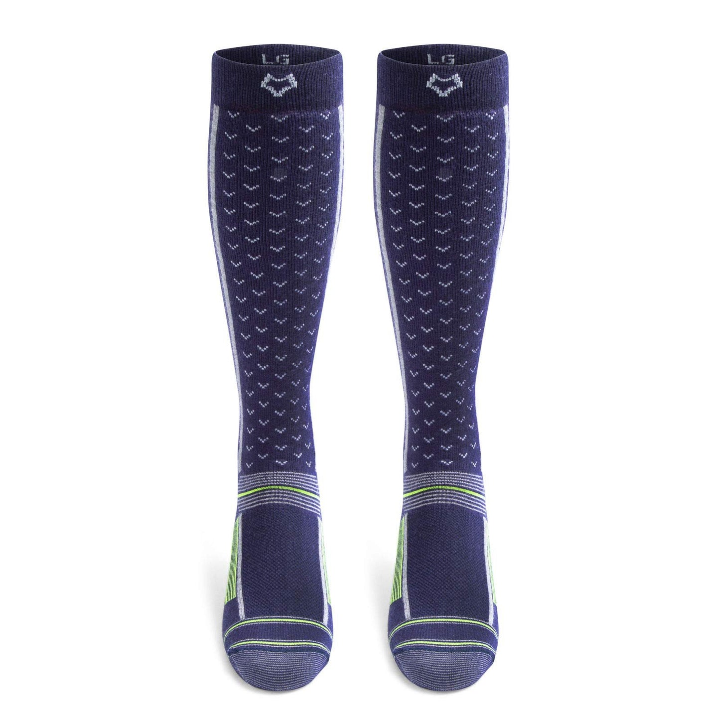 FoxRiver Men's/Unisex Ski Socks | Zermatt | Over the Calf | Premium Merino Wool, Cashmere, and Silk Blend