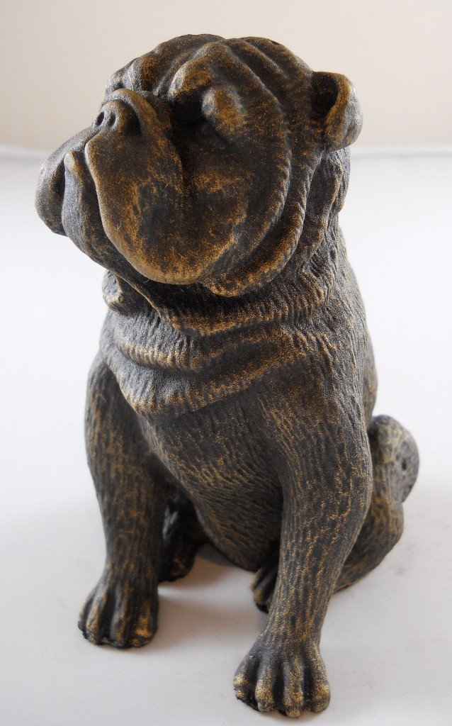 Spi Home Stern Bulldog Sculpture