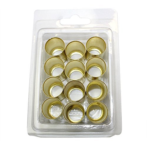 Interstate Pneumatics F7328-12 0.656 Inch Inner diameter x 1.0 Inch brass hose Ferrules 12 per pack