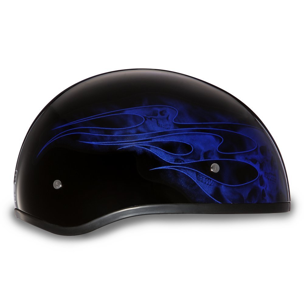 Daytona Helmets Half Skull Cap Motorcycle Helmet – DOT Approved [Graphics]…