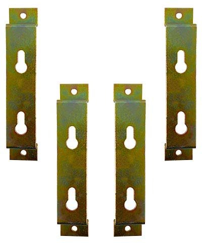 Erva Bird House Mounting Brackets with Keyhole Openings, Pack of 4