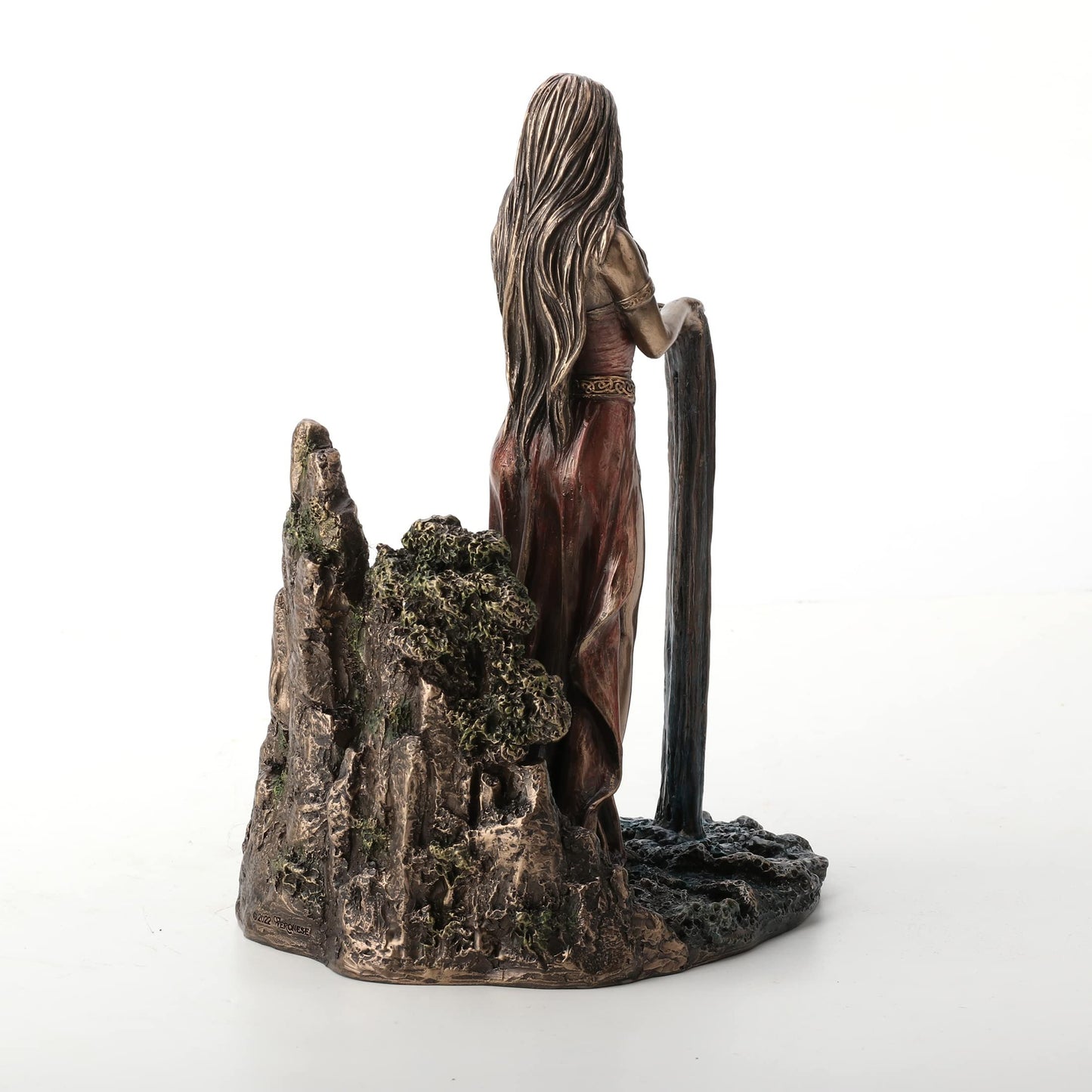 Veronese Design 9 Inch Celtic Matriarch Goddess Danu Resin Sculpture Bronze Finish