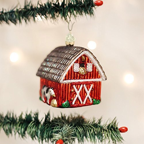 Old World Christmas Ornaments: Fireman Collection Glass Blown Ornaments for Christmas Tree