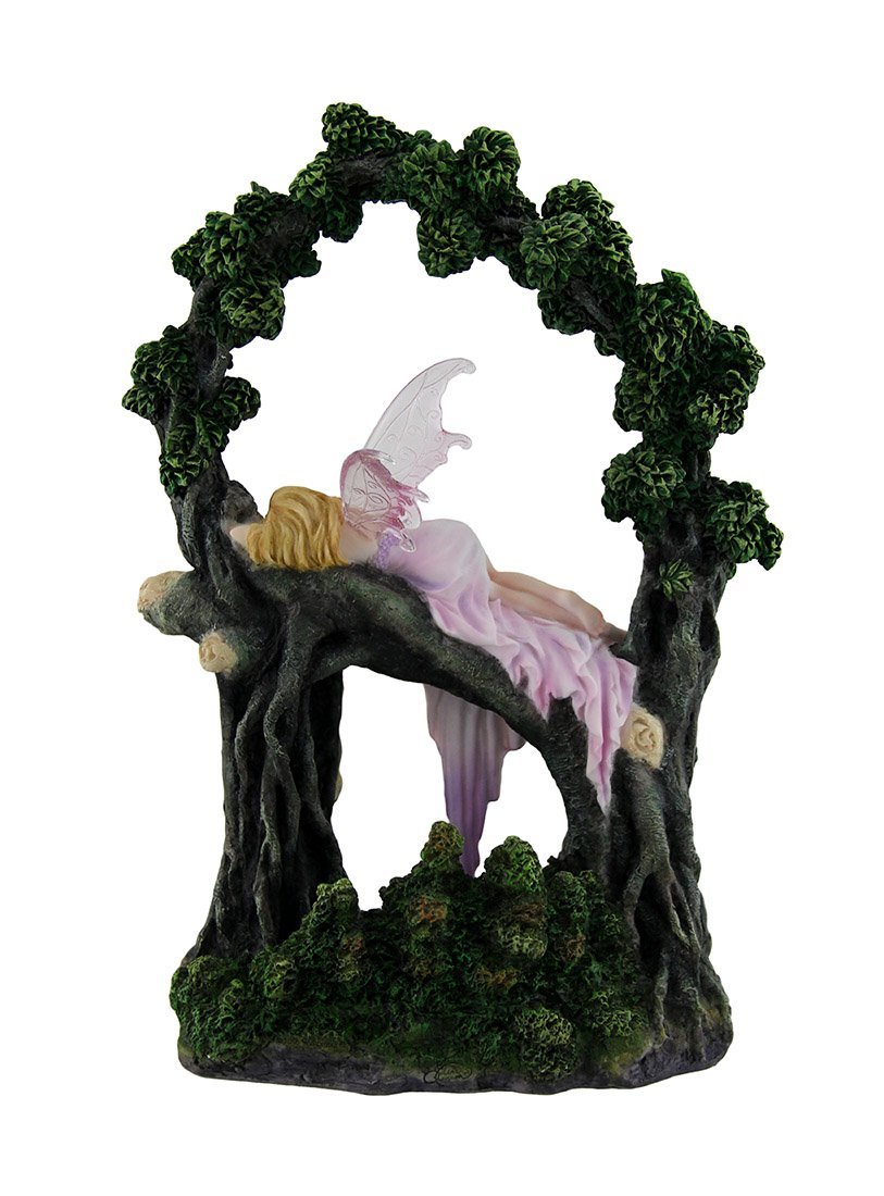 Zeckos Rockabye by Selina Fenech Sleeping Forest Fairy Statue