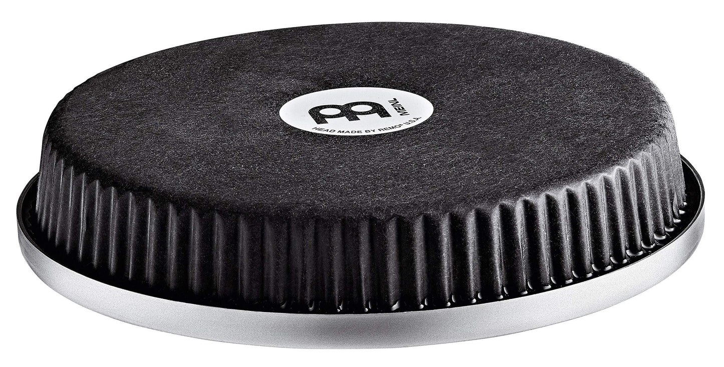 Meinl Percussion Skyndeep Head by REMO for Select Meinl Bongos-Made in USA-8.5" Macho, Black Calfskin (RHEAD-812BK)