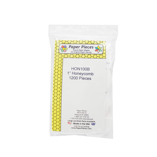 Paper Pieces Honeycomb Pack 1in 1200pc