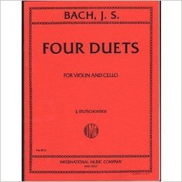 Bach, J.S. - 4 Duets BWV 802 805 for Violin and Cello - Arranged by Stutschewsky - International