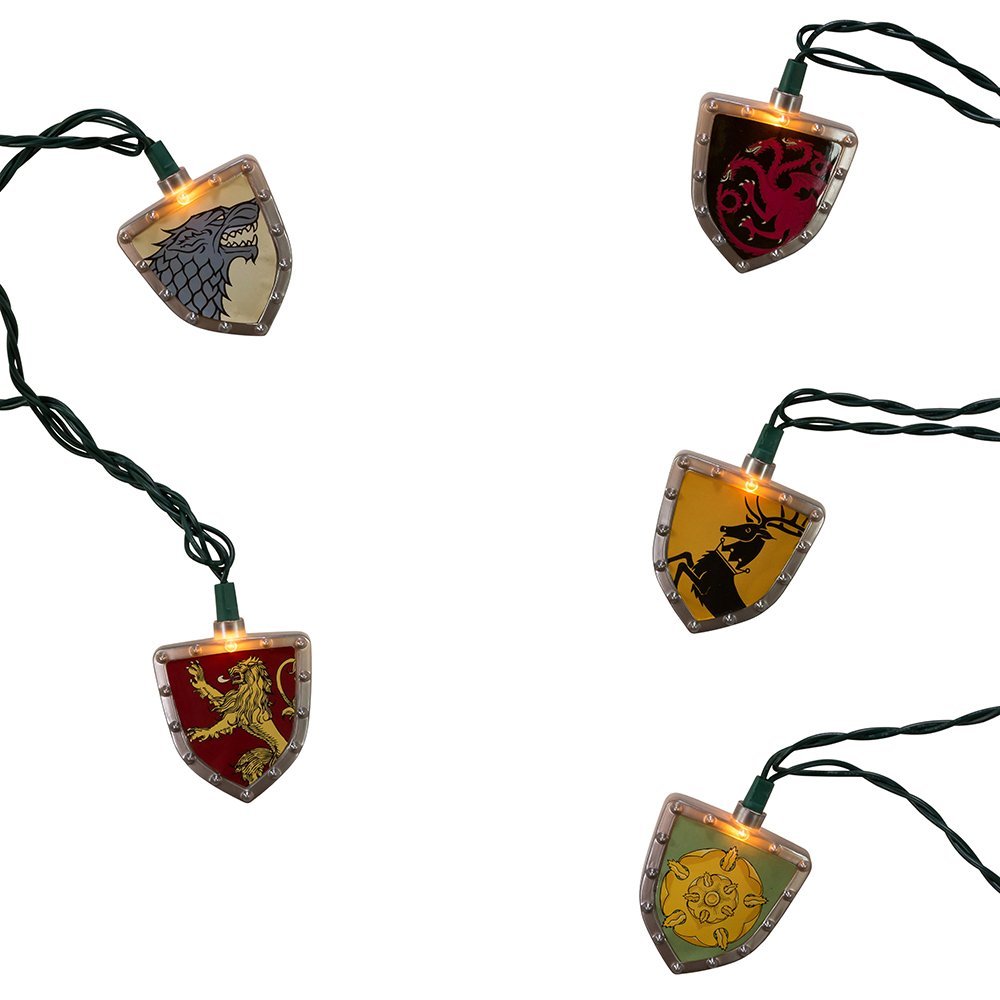 Kurt Adler 10-Light Game of Thrones Shield Light Set