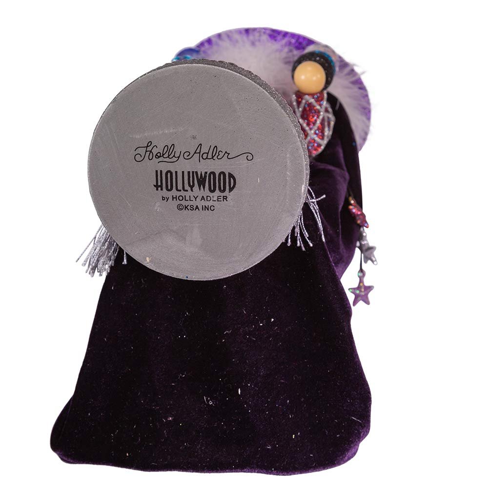 Kurt S. Adler, Inc. HA0394 Kurt Adler 18" Hollywood Purple Wizard Nutcracker